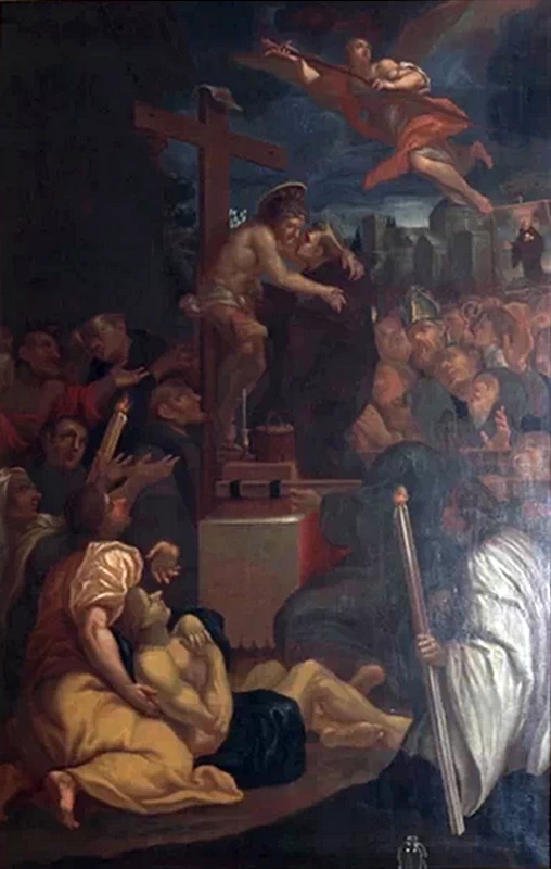Giovanni Anastasi - miracolo di San Nicola da Tolentino, Treia, Macerata
